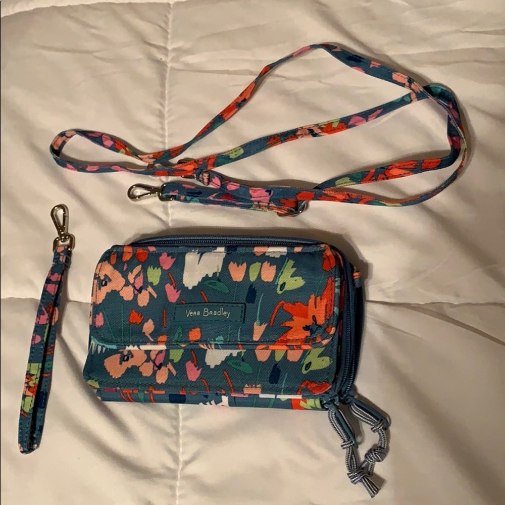 Vera Bradley Small Crossbody or Wristlet.